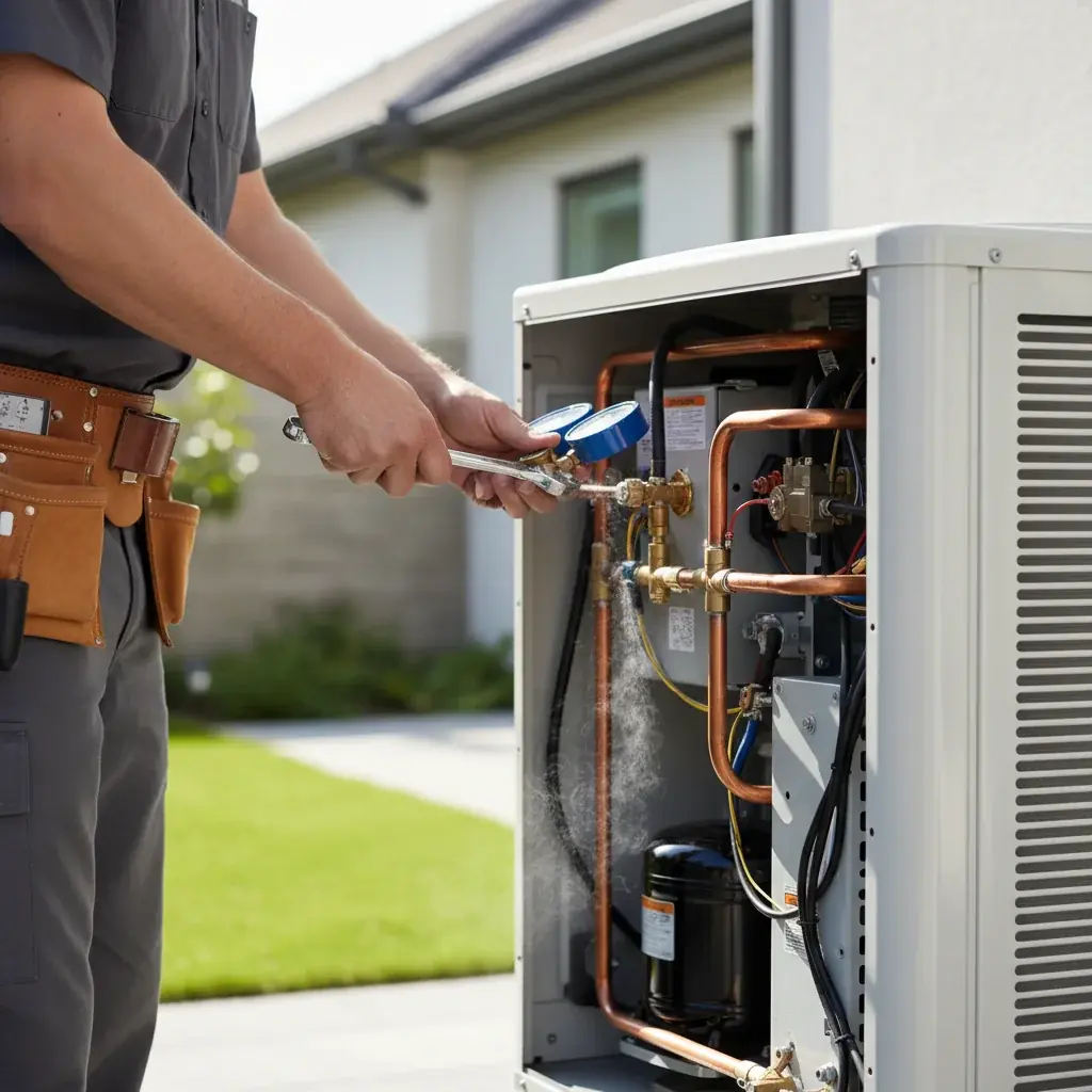 Infográfico que compara los montos de descuentos de heat pump de SDG&E 2026 por tipo de sistema y nivel de eficiencia del hogar