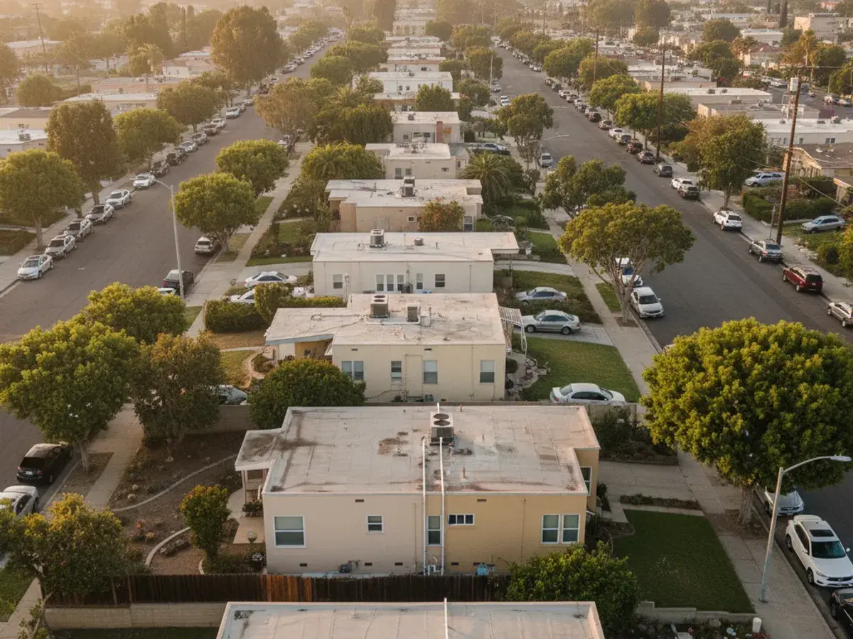 Vecindario del Central del Condado de San Diego cerca de Mira Mesa