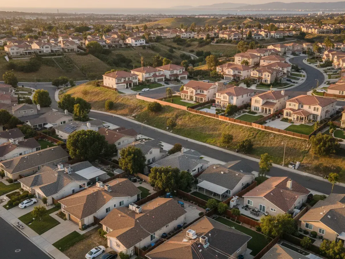 Vecindario del South County del Condado de San Diego cerca de Chula Vista
